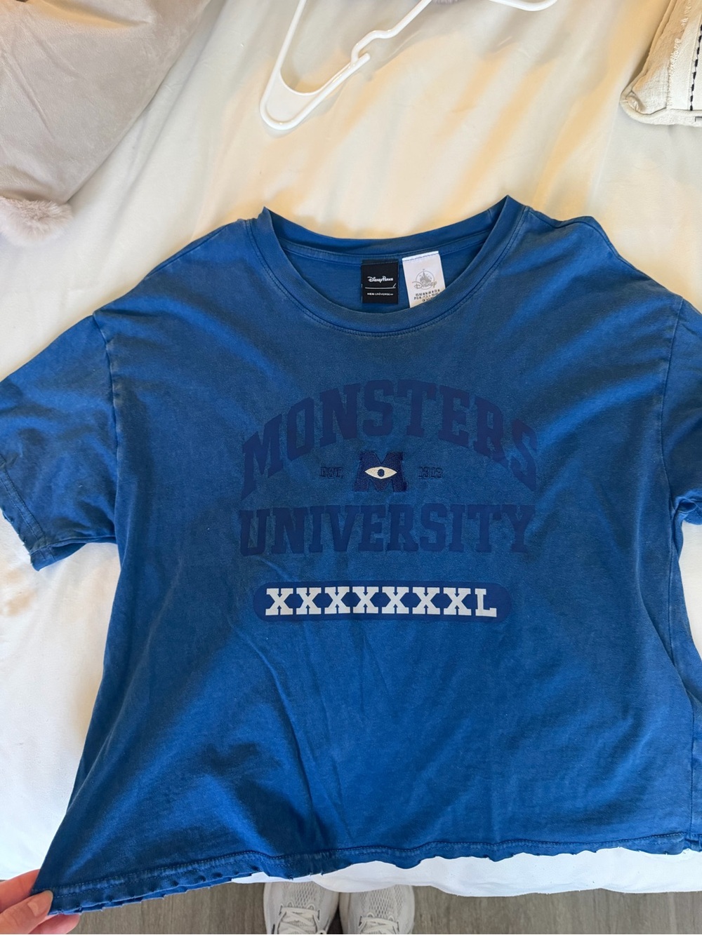 Monsters University Blue Graphic Tee size medium adult